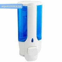 Дозатор жидкого мыла настенный (пластик, ,белый) 350 мл  ZERIX LR406 (Z-46)  (40 шт/ящ)